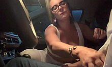 deepthroat attack on realtor's cock in quickie