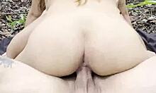 Bent Over Doggystyle Fucking In Forest After Escaping University With Sophia 951