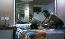 Prima Gets Massage And Riding In Hotel Room