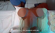 Clothed banging of realistic sex doll with underwear penetration pov