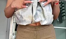 my hot stepmom caught me jerking on her nudes, then helped