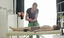 I subdue the beautiful teen's lascivious needs with rough fucking and blowjob