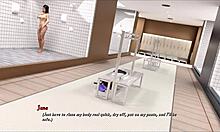 Teen Crossdresser Struggles in Hard Anal Game Part 5