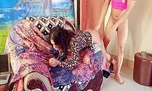 Rumpa21 Deshi Cute Girlfriend Banged on Sofa with Step Cousin