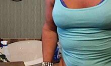 Darcy Cumming Hard at Home in Private Moment
