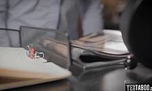 Teen 18+ bent over for rough anal doggystyle quickie gaping