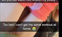 Cheating Amateur Yoga Milf Fucks Fitness Instructor on Snapchat - Cucked and Creampied