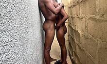 Just dicked her hard outdoor, loving that big ass on my curvy girlfriend.