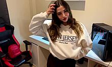 My friend's dad convinces me to fuck instead of movie?