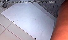 Naked at gas station, attendant fucks the slut in public POV.