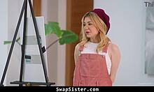 Boys Seek Naughty Help from Stepsisters in Wild Swap Orgy