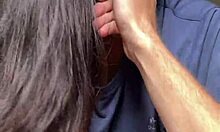 Cute Brunette DEEPTHROATS Monster Cock