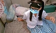 Amateur Deepthroats Creamy Juicy Pussy In Dorm, Cumming Softly During Masturbation