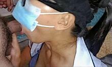 Amateur Deepthroats Creamy Juicy Pussy In Dorm, Cumming Softly During Masturbation