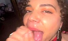 Curly-Haired Nympho Gets FACIAL From Flaxk