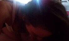 this cute friend gives a free use blowjob and swallows