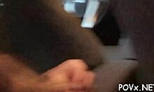 i'm watchin this shaved pussy gettin pounded so hard by that big cock, it's drivin me crazy!