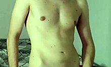 Homemade solo webcam session with intense masturbation and cum.