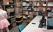 i caught the reverends cute assistant shoplifting and punished her tiny tight pussy with rough fucking