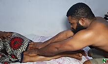 milf stepmom gets a steamy massage and fucked by stepson in village