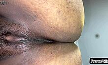 horny ebony bbw with wet pussy gets fucked hard by big african dick