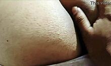 Hey, watch this desi Indian wife get her big ass massaged!