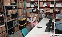 i caught the reverends cute assistant shoplifting and punished her tiny tight pussy with rough fucking