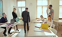 Ever seen horny teens like Tiffany Tatum in a wild after-class orgy?