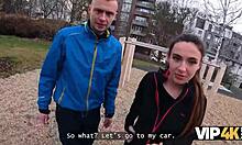 Wow! Sexy Athlete Sakura Hell Bangs Stranger in Car