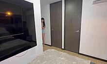 Latina teens threesome with big cock