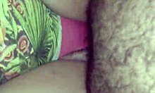 Big tits bbw rubs monster cock on pussy for delicious fuck