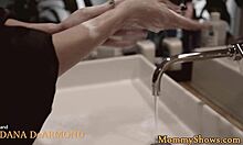 amazing stepmom teaches cute teens with strapon in wild lesson