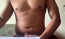 Maluma masturbates alone at home