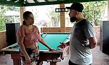 Latina landlord seduces tenant with intense cowgirl ride in steamy Spanish encounter