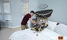 I'm Ricky Spanish, and Dee Williams is blowing me for New Year's.