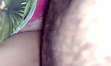 Big tits bbw rubs monster cock on pussy for delicious fuck