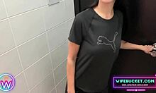 Gym Empty, Horny WifeBucket Couple Films Steamy Action