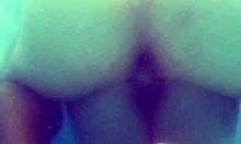 Intense underwater sex in pool with curvy married woman