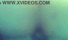 Intense underwater sex in pool with curvy married woman