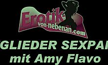 Курвистая немецкая блондинка MILF в любительском кремпай гангбэнге