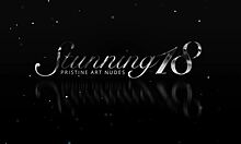 Blonde Teen Massages Her Tight Shaved Pussy in Lingerie!