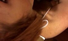 can you believe hottie sasha sucks all my load for jizz facial on big tits