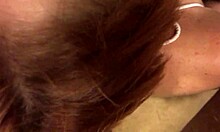 can you believe hottie sasha sucks all my load for jizz facial on big tits