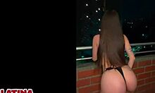 does debbie botero take that white cock in her perky booty?