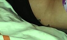 cumming on her face while she's on her knees!