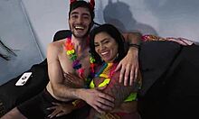 nicoly mattos, who sucks better gets deep throat with cum