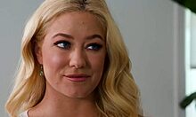 Stunning Busty Blonde Masseuse Gives Sensual Wet Nuru Massage to Clarke Kent and River Lynn 😍