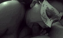 Mexican housewife swings with husband.