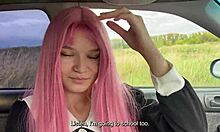 Horny Student Girl Feels Intense Pleasure Fucking New PE Teacher Outdoors