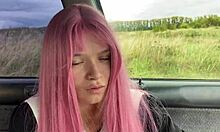 Horny Student Girl Feels Intense Pleasure Fucking New PE Teacher Outdoors